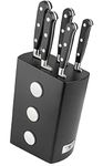 Rockingham Forge 6-Piece Knife Block Set - 5 Kitchen Knives & Block, Fully Forged, Pakkawood Handles,RF-9009/6B