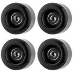 NONMON Roller Skates Wheels, 4Pcs 58mm 82A Quad Skates PU Soft Wheels with Bearings Installed 608 RS ABEC-9, Replacement Set for Double Row Roller Skating Skateboard