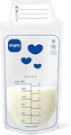 MAM Milk Storage Bags | Pack of 100 | Leak-Proof and Pre-Sterilised Breast Milk Storage Solution | Space Saving Design | Easy to Pour and Store | Baby Essentials for Newborn
