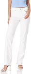 NYDJ Women's Petite Size Marilyn Straight Leg Jeans, Optic White, 00P