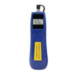 Qiirun TL537 Optical Power Meter Fiber Tester for Testing 850/1300/1310/1490/1550/1625nm, Small and Light Weighted with 100 Hours Continuous Working