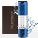 Alkadrops Hydrogen Rich Water Bottle, 5Min Quick Electrolysis，5000ppb Hydrogen Concentration, Rechargeable Portable Hydrogen Water Machine Generator for Home Office 290ML