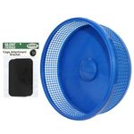 Silent Runner Pro | Sugar Glider Exercise Wheel (Blue with Attachment)