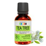 Organix Mantra Tea Tree Oil for Skin, Fuller Hair & Healthy Toenails - 100% Pure Natural Tea Tree Essential Oil for Skincare, Haircare & Nail Care - Melaleuca Oil - 15ML