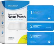 Blackhead Remover Nose Pore Patches: Natural Mild Painless Korean Skin Care Patented Formula Targets Pores Pimples in 3 Steps - Dermatologist Tested Cruelty Free for All Skin Types - 5 Pcs