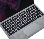 Oaky Premium Keyboard Cover Skin for Microsoft Surface Pro 7 2019 / Surface Pro 6 2018 / Surface Pro 5 2017 / Surface Pro 4 2015 Ultra-Thin Silicon Keyboard Skin Protector US Layout Black