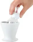 Bökee Ultimate Non-Toxic Silicone Breast Pump and Baby Bottle Holder – Easy One Hand Milk & Formula Prep with Premium Wide Base Suction Cup - Dishwasher Safe - White, 1-Pack