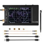 Dearsee NanoVNA-H4 Vector Network Analyzer Kit 10KHz-1.5GHz HF VHF UHF Antenna Analyzer Measuring S Parameters, Voltage Standing Wave Ratio, Phase, Delay, Smith Chart with 4" LCD Touch Screen