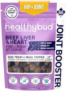Healthybud Hip & Joint Supplement for Dogs – Collagen, Glucosamine & Chondroitin – Arthritis & Mobility Support – Green Lipped Mussel, Omega-3 & Turmeric – Made in Canada (4.6oz)