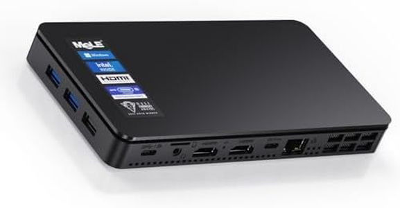 Mele Overclock 4C Mini PC N95 12a Gen Processore(fino a 3,4 GHz) 8GB RAM 256GB Windows 11 Pro Piccolo computer da tavolo Wi-Fi 6/BT5.2/Ethernet,Doppio HDMI 4K per le aziende/Ufficio/Casa