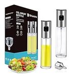 Shiadarix Oil Sprayer for Cooking, Olive Oil Sprayer, Oil Sprayer for Air Fryer, Oil Spray Bottle for Salad, BBQ, Kitchen Baking, Roasting | 100ml (2 Pack)