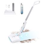 iDOO Electric Mop, Upgraded Wet Dry Cleaner Self Cleaning Cordless Mop Electric Mop for Floor Cleaning, Self-Propelled Power Mop with Digital Display, Rechargeable Floor Cleaner with Dry &Wet Dust Box
