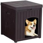 Qily Dog House Outdoor for Small Me