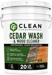 Clean Fundamentals Cedar Wash & Wood Cleaner, 20 lb Container