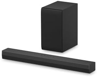 LG DS40T 2.1 Soundbar (300W) mit kabellosem Subwoofer (ARC, HDMI, Optisch, Bluetooth) [2024], Schwarz