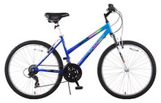 TITAN Trail 21-Speed Suspension Women's Mountain Bike, 17-Inch Frame, Blue