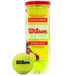 Wilson Champ Xd 1 Can Tennis Ball (Pack of 3) Yellow, rubber & ?Synthetic