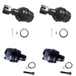 HHCM Ball Joint Front Upper Lower Kit K80196 K80197 for Ford E-150 2007-2014, E-250 2003-2014, Lower and Upper Ball Joint for Ford E-350 Super Duty 1999-2021