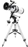 Skyoptikst 750x 150 mm Reflector Newtionan Astronomical Telescope High Power Equatorial Mount Star Planet Moon Saturn Jupiter…