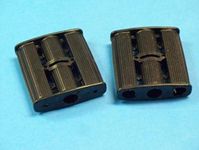 Pedal Car Pedals for AMF, Set of 2 - Black Plastic