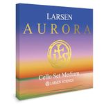 Larsen Aurora Cello Strings – Medium Tension Set – Professional Quality and Affordable Strings for Advancing Cellists
