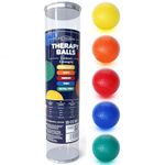 JFA Medical Hand Therapy Exercise Balls 5 Strengths - Extra Soft, Soft, Medium, Firm, Extra Firm