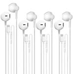 USB Type C Headphone 4 Pack, USB C Earphones Type C Headphones Stereo with Microphone Volume Control Compatible with Samsung Galaxy S20+/S21/S20/Google Pixel and Android Smartphones