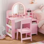 MU Kids Vanity with Lights, Princes