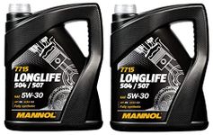 MANNOL Longlife 504/507 5W30 C3 Fully Synthetic Engine Oil, 10 Litres