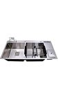 rigwell lifetime 304 Grade Stainless SteelDouble Bowl Handmade Kitchen Sink (45"*20"*10") DUSTBIN, TAP HOLES, CHOPPING BOARD HOLDER AND CUTLERY HOLDER.