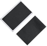 PVC Car Sun Visor Panel Trim Sticker for C6 Corvette 2005-2013, Car Visor Makeup Mirror Panel Sticker Deacl (Carbon Fiber)