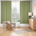 Wakefit Curtains 7 feet Long Set of 2, Blackout Curtains, Door Curtains 7 feet, Curtains for Living Room, Polyester Solid Curtains,Decoration Items for Home Décor, Diwali Gifts (Jog Green)