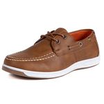 CHERRY POPO Boys Loafers Kids Casual Boat Shoes School Boys Dress Shoes Camel