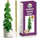 DUSPRO 52 Inches Large Bendable Moss Pole Plant Support Monstera, Plant Stakes, Monstera Plant Support, Plant Sticks to Hold up Plants, Plant Support/Plant Trellis for Climbing Plants Indoor