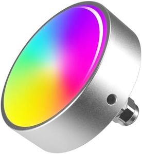 HUSUKU RS8 6000LM Drain Plug Light for Boat, Underwater Boat Lights, RGB 3" 36LED 12V 60W Drain LED Light All-Metal IP68 Waterproof 1/2" NPT Plug Lighting Brilliant Underwater Lighting in Minutes