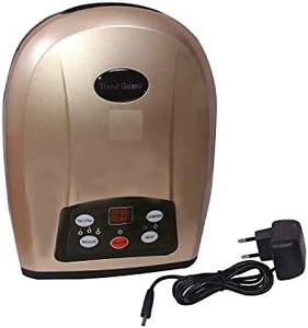 R A Products Hand Guard Palm Battery Powered Acupressure Hand Massager with Heat Air Pressure Acupressure Point Massager for Relax Hand Pain Palm Massager with Air Pressure- Multicolor