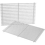 onlyfire Replacement BBQ Stainless Steel Cooking Grill ROD Grid Grates for Weber 7528 Genesis E/S 300 series Models Grill, Set of 2