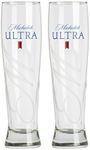 Michelob Ultra Pilsner Glass, Altitude Pilsner 16oz, Clear