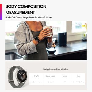 Amazfit Balance 46mm Smart Watch – Fitness Tracker, AMOLED Display