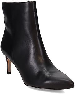 Sam Edelman Womens Ulissa Leather Heels Ankle Boots Black 8 Medium (B,M)