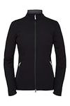 Spyder Women's Bandita Full Zip Fleece-Jacket, Black, L