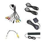 Bestycar Car Stereo Radio 4G RCA USB CAM in Cable GPS Antenna Wire Harness Kit for 9'' or 10'' Aftermarket Android Headunit with 16pin Power Socket 20pin RCA Port