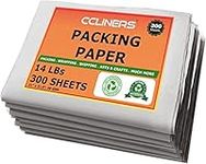 Packing Paper Sheets for Moving 300 Sheets (14 LB) Newsprint Packing Paper Supplies for Wrapping Shipping and Moving 31 in x 21.5 in, 48GSM (300 Sheets, 14 LB)