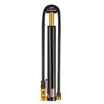Lezyne Micro Floor Drive HV Bicycle Portable Floor Pump, Gravel, Mountain Bike, High Volume, ABS Flip Chuck, Presta/Schrader, Black, No Gauge
