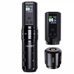 Mast Tattoo Fold2 Pro Wireless Tattoo Gun Rotary Pen Machine, Powerful Motor by Mcore, Smart Display, 7 Strokes Length for Pro Artists (WQP-076-10YMX)