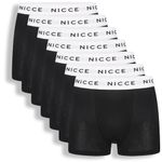 Nicce Mens 'Borwis' Soft Cotton Boxer Shorts, 7 Pack, L, Assorted