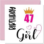 47th Birthday Card for Women - Birt