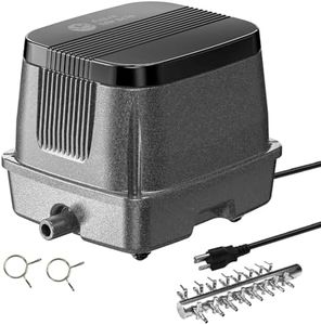 AquaMiracle Linear Air Pump ZP-100 for Pond Aeration, 1600GPH Septic Air Pump Pond Aerators for Outdoor Ponds, Waste Treatment, Aquarium, Fish Farm, Seafood Restaurant
