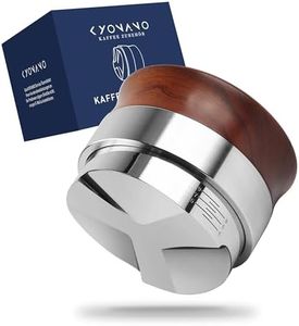 KYONANO Dalbergia Odorifera Wooden Coffee Distributor 51mm - Espresso Distributor with Adjustable Depth Scale - Coffee Distribution Tool - Fits for 51mm Delonghi Portafilter