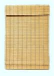 TJ Global Cordless Bamboo Window Blind Sun Shade, Light Filtering Roman Shades (Natural Bamboo, W24 X L64)